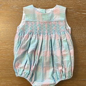 Little English Smocked Bubble (6-9 Months)